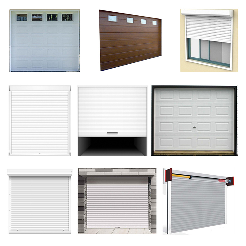 Flerfunktionell stålsektionsdörr för träkärnor Isolerad Garage Door Professional With Pu Guardian Temped Glas Garage Door Ny formgivning av god kvalitet Sektorsstruktur Dörrar Struktur Säkerhet för glasgarage