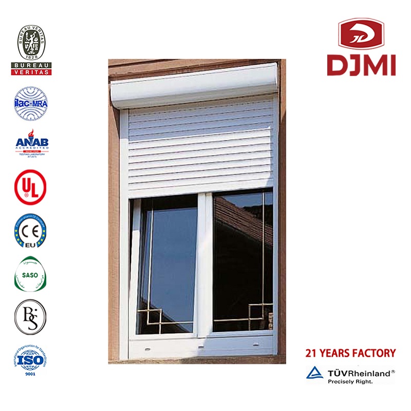 Försäljning av 5-panelens utsida, svart alluminium Garage Door Multifunktionell stålvägg Trädörr, Isolerade Garage Doors Professional With Pu Guardian Temped Glas Garage Door