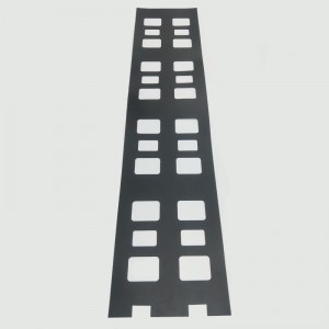 0.175mmPC-isolerande black, flamskyddsmedel med hög temperatur som isolerar gasbearbetning av egen tillverkare