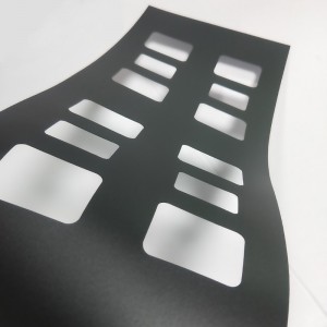 0.175mmPC-isolerande black, flamskyddsmedel med hög temperatur som isolerar gasbearbetning av egen tillverkare