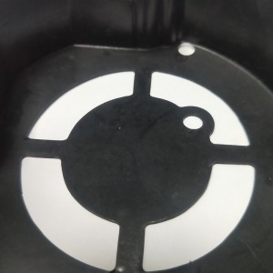 Högtemperaturbeständig svart ppisoleringsblad 0.43mm för flamskyddsmedel