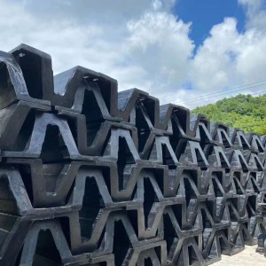 Marine Solid Arch 250H Rubber Fender Factory med High E.A.