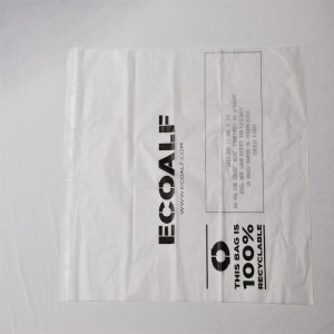 Hög kvalitet av egen tryckt Composuble Bionedbrytbar majsstärkelse självhäftande påsar