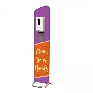 TMJ710 Golvstativ för allmänt enkelt hopfogning Billig Metal Hand Sanitizer Display Rack