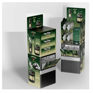 TMJ714 Tillverkare Egen flerskiktsskylt Plast Shelf Supermarket Milk Drirage Display Shelf Store Retail Display Rack