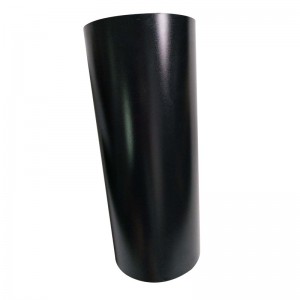 Brandhämmande isoleringsfilm Svart brandsäker PC-film Värmesbeständig frostad isoleringsmaterial kan anpassas