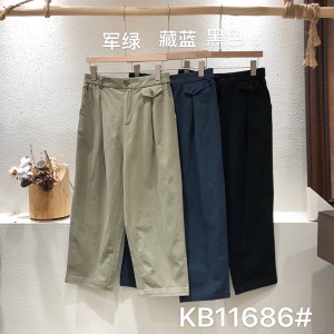 Lösa kvinnobyxor som är skräddarsydda för varje tillfälle, mest bekväma tillfälliga bomullslinne som är anpassade till 11686 Stylish och Lösa Byxor