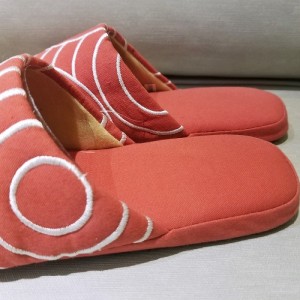 Japanska embordiery Mule Slippers