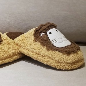Plush Söta Lion Mul Slippers
