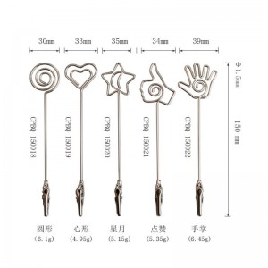 TMJ PP-543 Liten skrivbordsetikett Stand SignatInnehavare Gold Brushed Stainless Steel Signory Signory Countertop Price