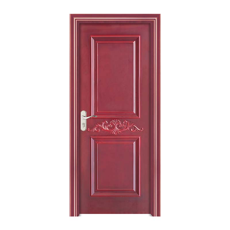 Kina wpc dörrhud Måla träsvinga inre dörr ljudisolerade mögelsäkra dörrar med lås