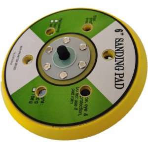 Fabrikslevererad 125 mm 5 tum reservskiva Slipande gummibaksida 150 mm M14 Pneumatisk slipmaskin