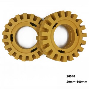 4 Inch Gummisuddare Hjul Vinyl Stripe Adhesiv bandgrafik Off Sticker Borttagning för Tecken Glass Boat Bilfönster