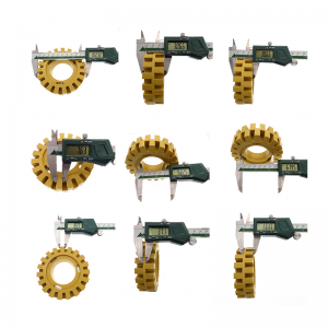 4 Inch 100mm gummisuddare hjul Whippy Wheel Vinyl decal borttagningsmedel för borrning