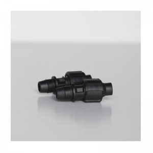 Enkelt lås förbikoppling med gummiring