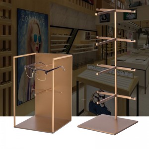 TMJ PP-568 Golvstående Ny Design Mode Metall Järn Solglasögon Display Rack