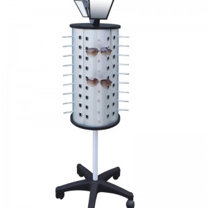 TMJ PP-572 Metal floor Roterande solglasögon Visa Stand floor Showcase