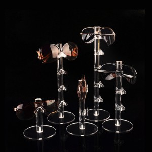 TMJ PP-578 Egen modesolglasögon Stand Acryl Sunglass Display Rack