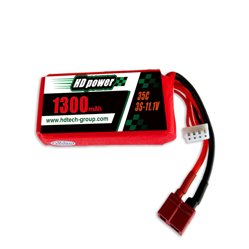 HD POWER 1300mAh 35C 3S 11.1V lipo batteri