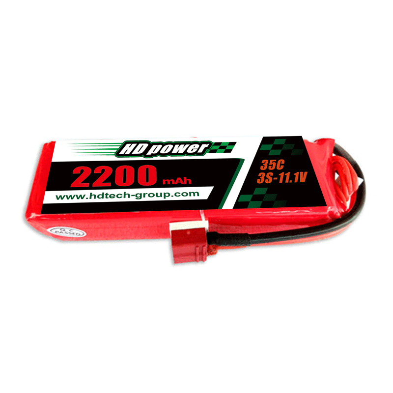 HD POWER 2200mAh 35C 3S 11.1V lipooperatur