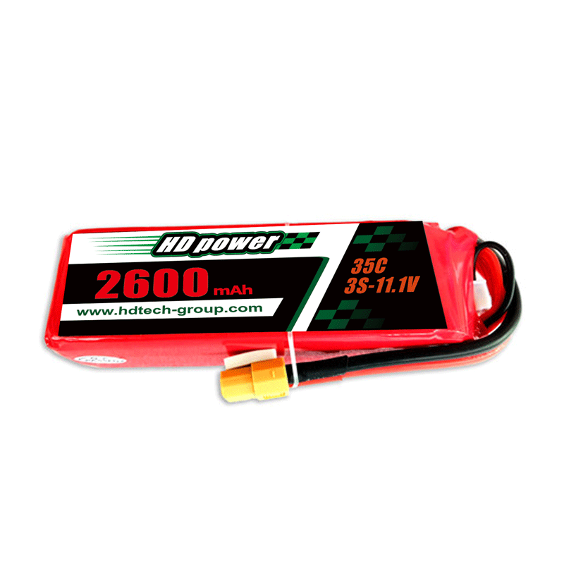 HDPOWER 2600mAh 35C 3S 11.1V lipo batteri