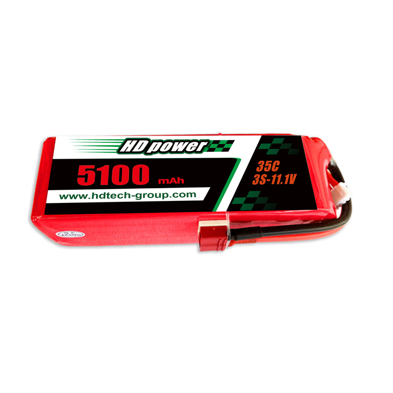 Hd POWER 5100mAh 35C 3S 11.1V lipooperatur