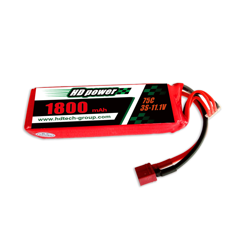 Hd POWER 1800mAh 75C 3S 11.1V lipooperatur