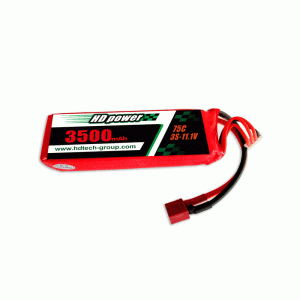 Hd POWER 3500mAh 75C 3S 11.1V lipooperatur