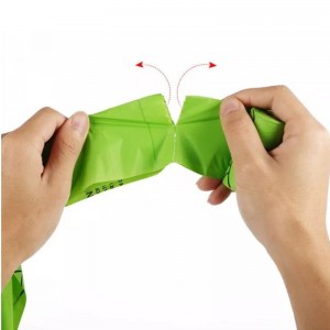 Biologiskt nedbrytbara soppåsar för hundbajspåsar komposterbara majsstärkelse Bionedbrytbara påsar