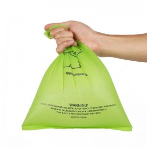 Composuble Disposable Pet Poop Bags Eco Friendly Dog Poop Bags Cornstärkch Bionedbrytbara Bags