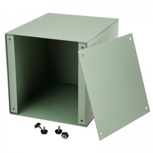 Mintgrön metall urn