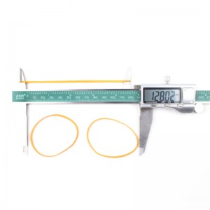 Gummiband tillverkare anpassad högelasticitet anti-aging grönsaker och blommor band gummiband fabrik direktförsäljning