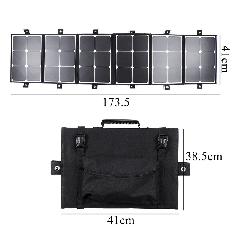 180W solfällbara påsar