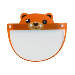 OEM Grossional Mode Safety Resoble Clear Plastic Kids Face Shield