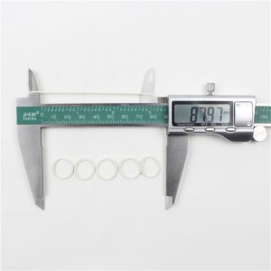 Factoty direktförsäljning mini vita gummiband med hög elasticitetsstyrka seghet gummiring för datalinjebunt