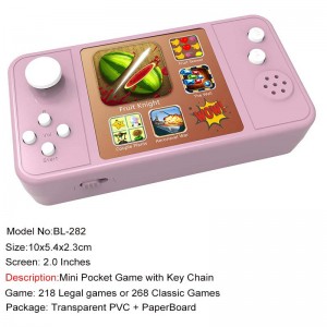 8Bit BL- 282 LCD Handhållt spel