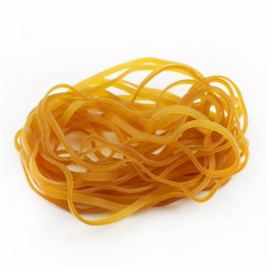 Tillverkare skräddarsydda förlängda och utvidgade gummiband med druvbart gult gummi med hög temperatur och anti-aging