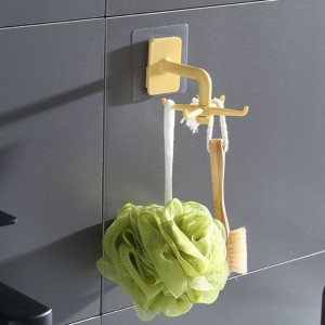 JASON Köksvridbar krokhål - icke-spårförvaring multifunktionell badrumskrok