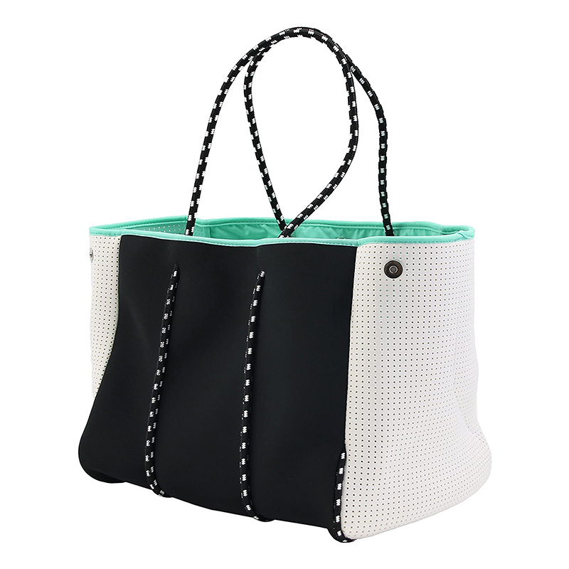 Anpassad multifunktionsväska Shoppingväska Neopren Beach Bag med innerficka med dragkedja