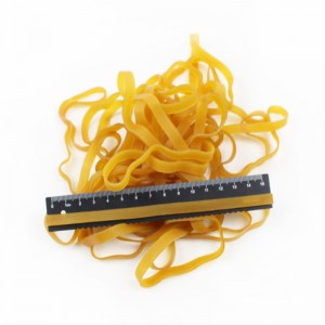 Tillverkare Anpassad och utvidgad gummiband Druable Högtemperatur och Anti-Aging Yellow Gummi Belt