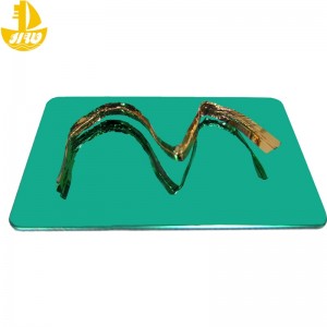 Rostfritt stålspegelpanelnr 1