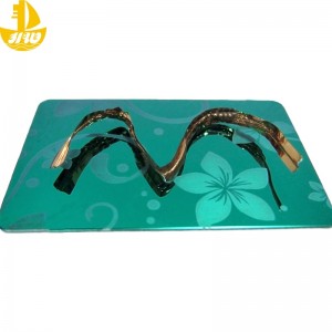 Rostfritt stålspegelpanelnr 2