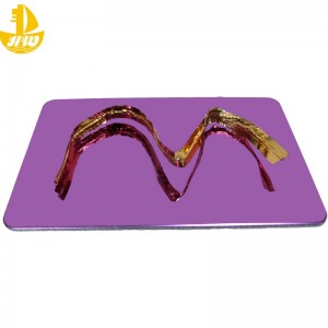 Rostfritt stålspegelpanelnr 2