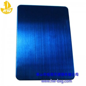 Färg Rostfritt Stål Tråddragningsbrädanr 1