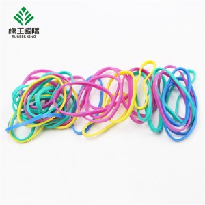 Fabriks direktförsäljning färg TPR hög elasticitet stark seghet och slitstarkt hår gummiband