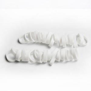 Fabriksanpassad Partihandel Vit Hög Elasticitet Anti-Aging Data Cable Strapping Ring