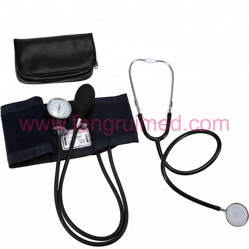 Aneroid sphygmomanometer med stetoskop