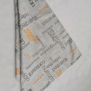 Broderat bomullslinne tyg BNT6863