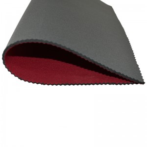 Miljövänligt Tyg Vattentät Gummi Polyesterkloropren Neoprenband till sublimatpåse Kosmetisk Lycra Nylon Spandex Fabric