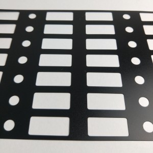 0,25 Isolerande ark Flamskyddsmedel PC packning svart lätt att böja bearbetning grossist